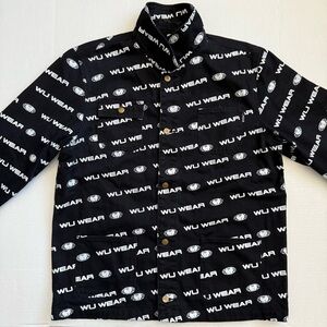 🔴Wu-Wear Denim Jacket Size XL Wu-Tang Black Rare Rza Gza Final Chamber